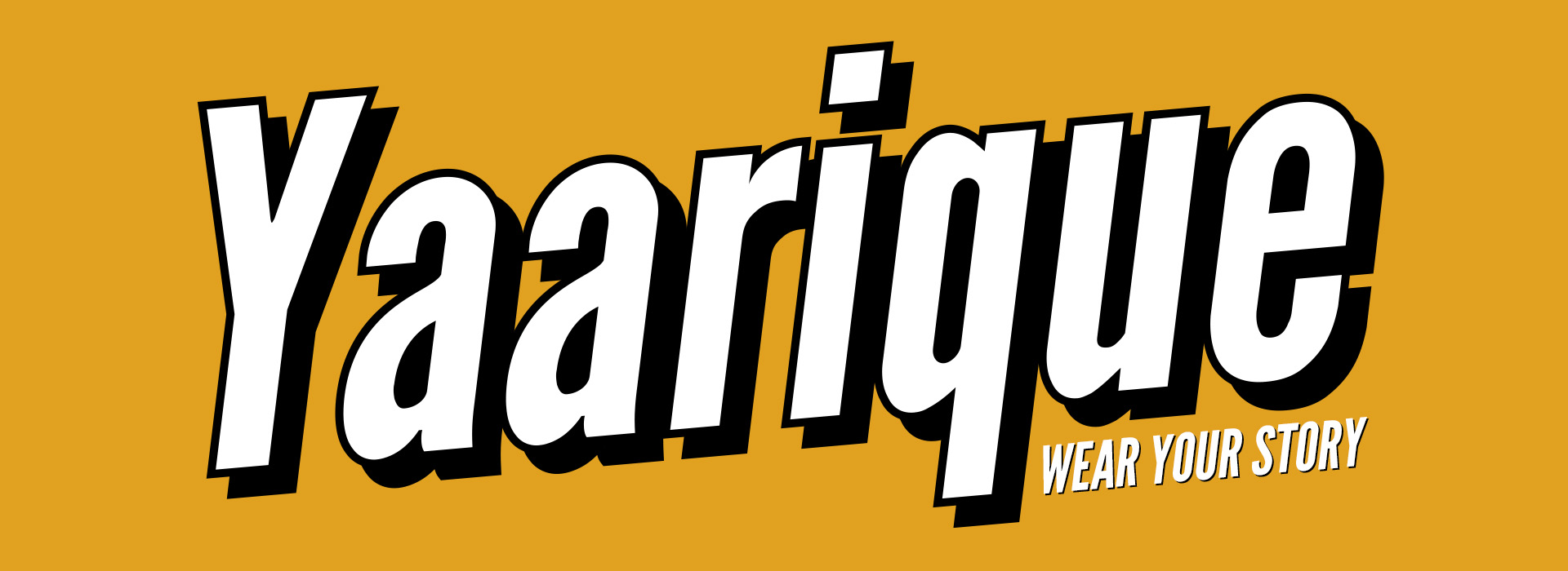 Yaarique Typography Banner