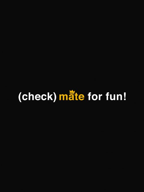 check mate for fun Black Preview