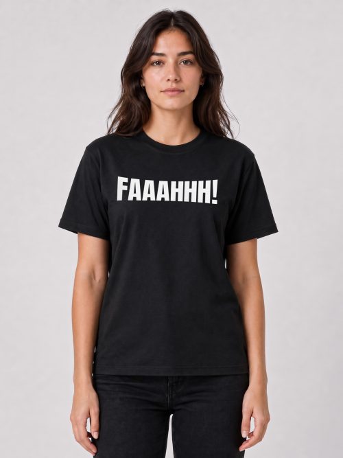 FAAAHHH Black T Shirt Women