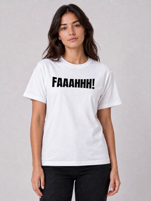 FAAAHHH White T Shirt Women